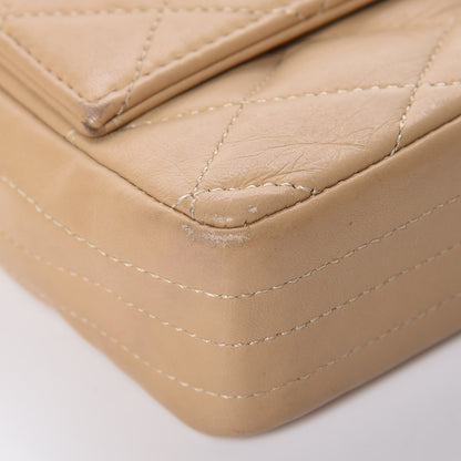 Chanel Lambskin Quilted Small Single Flap Beige 16 of 19