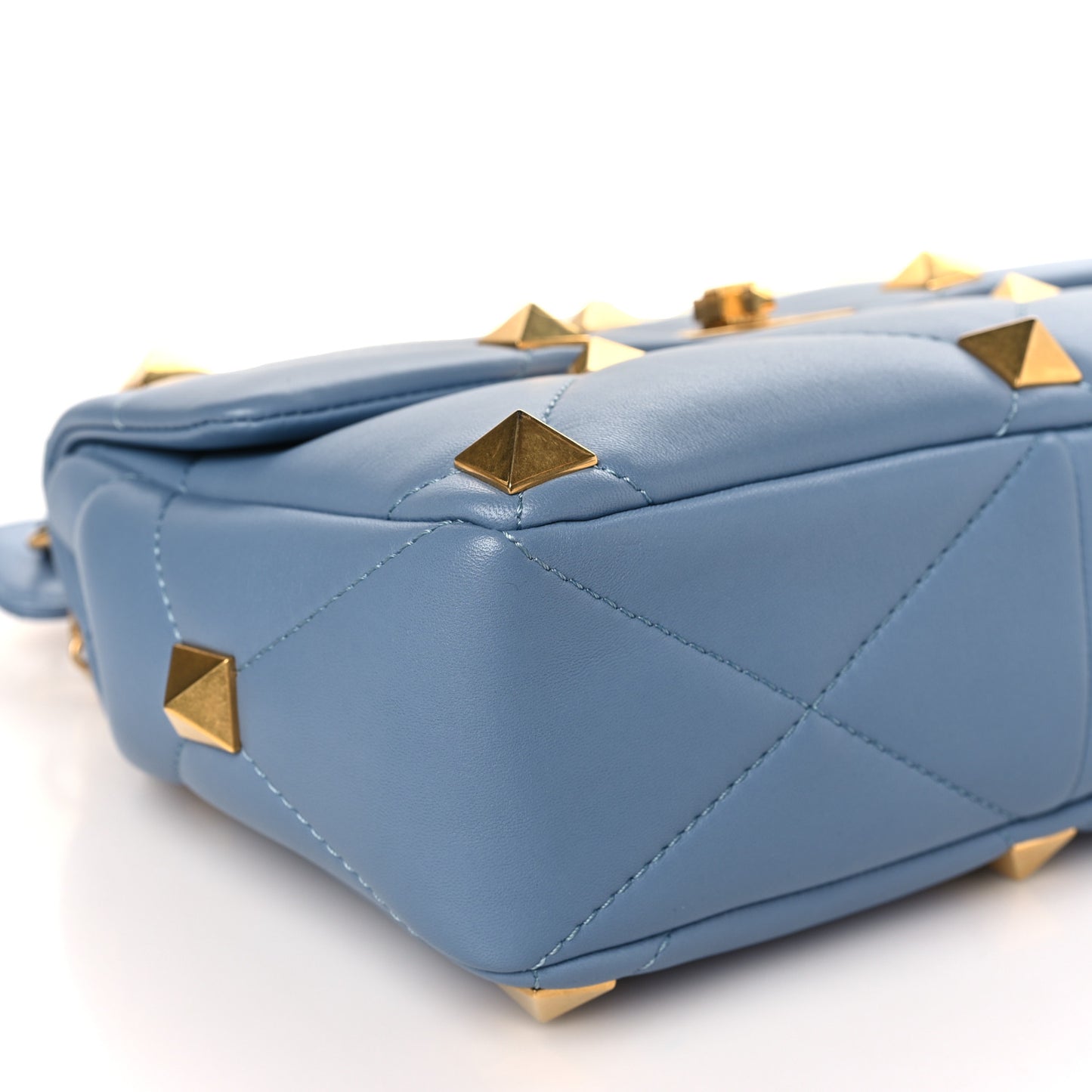 Nappa Large Roman Stud Shoulder Bag Niagara