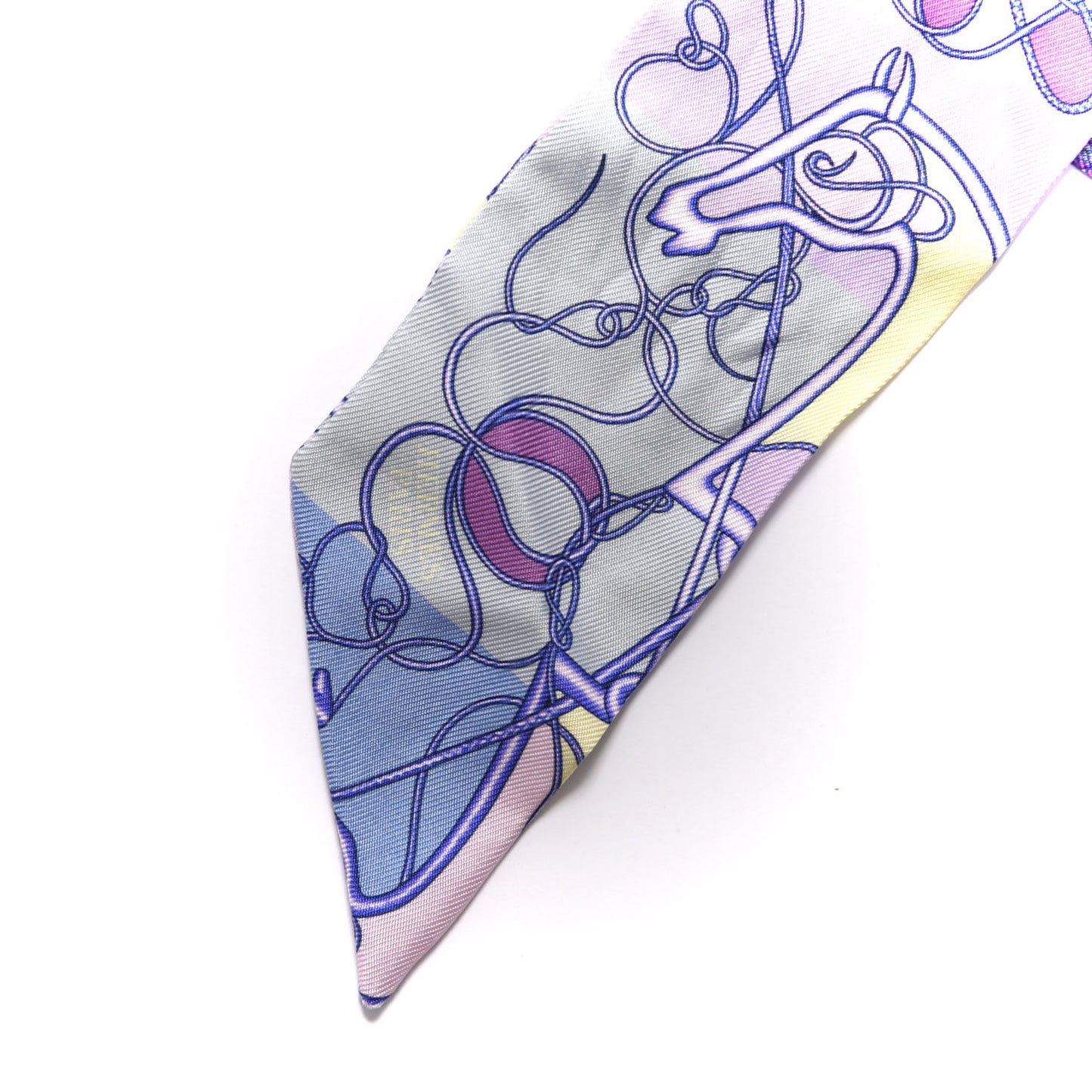 Silk Coup De Fouet Au Bloc Twilly Mauve Violet Jaune Soufre