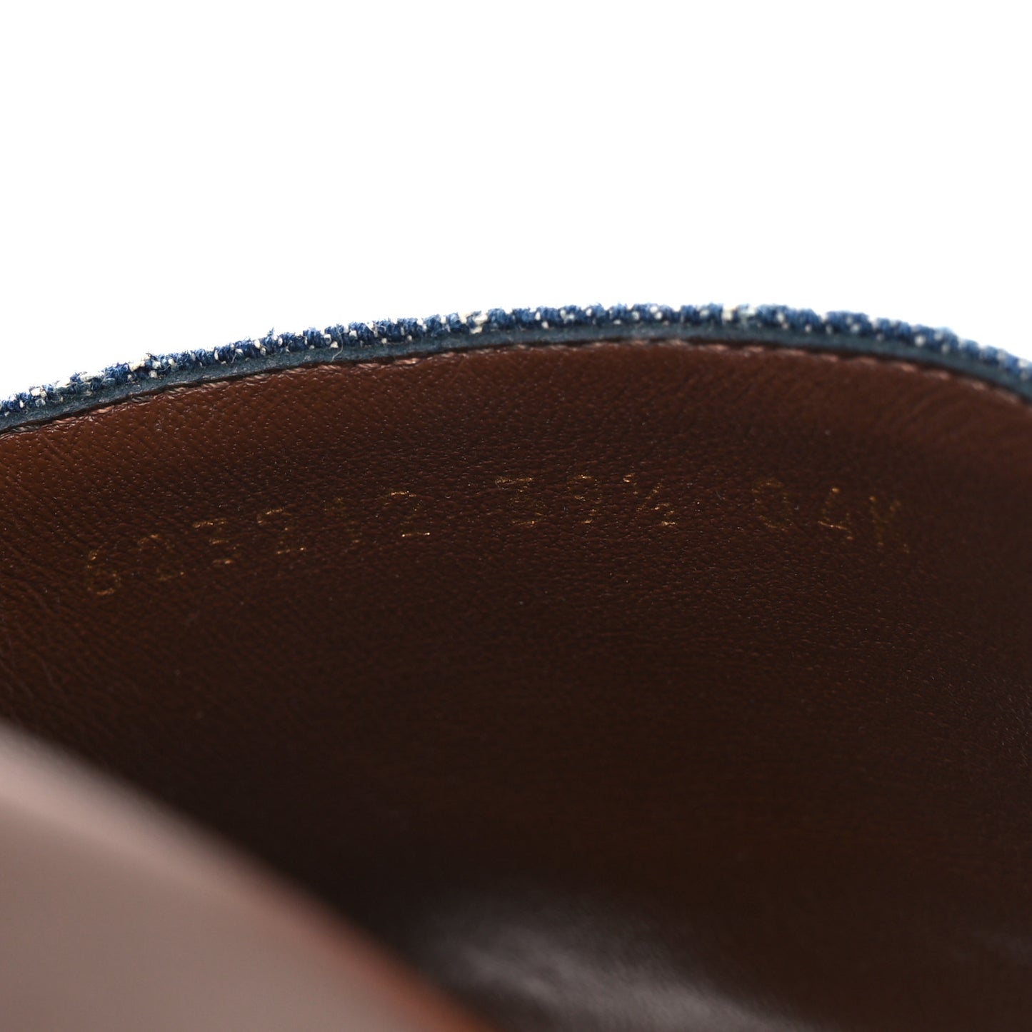 New Denim GG Monogram Angelina Platform 55mm Slide Sandals 39.5 Blue Tea