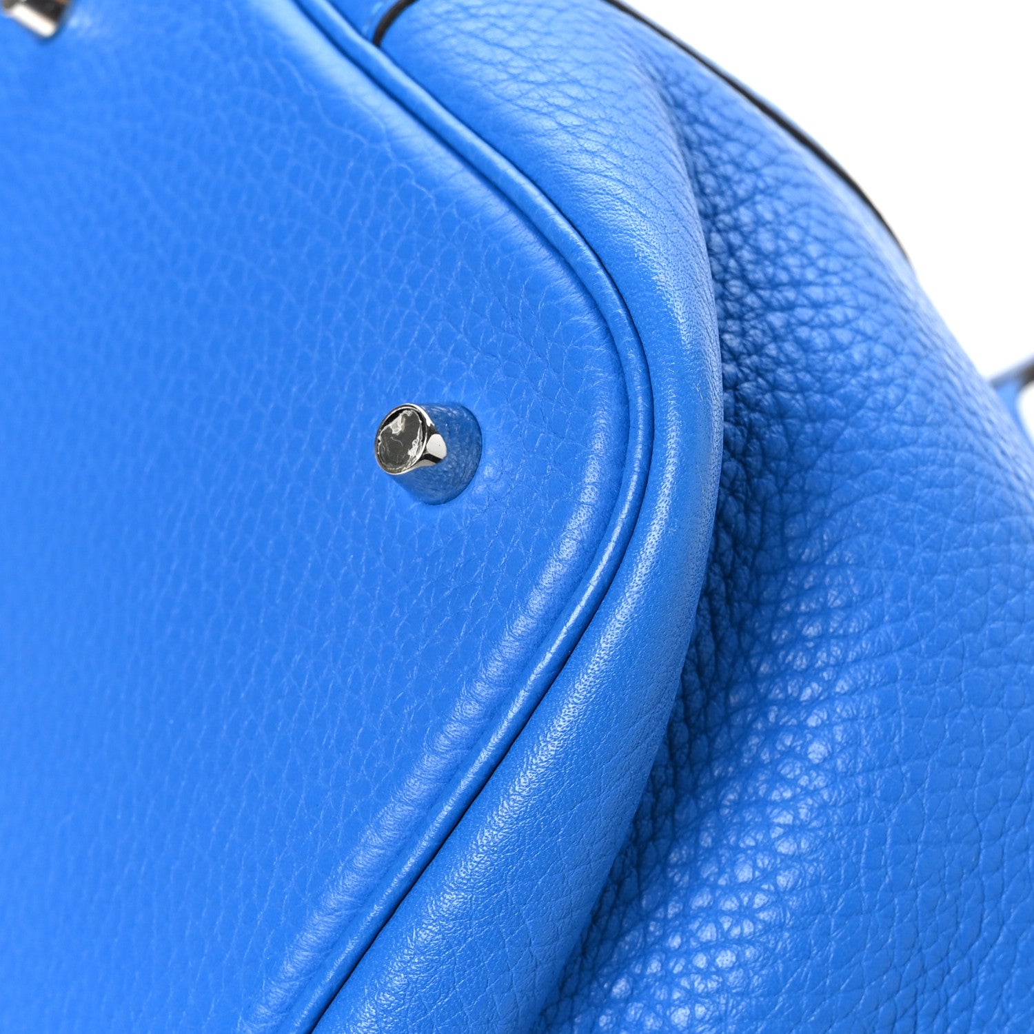 Hermes Taurillon Clemence Picotin Lock 22 MM Bleu Hydra 10 of 13