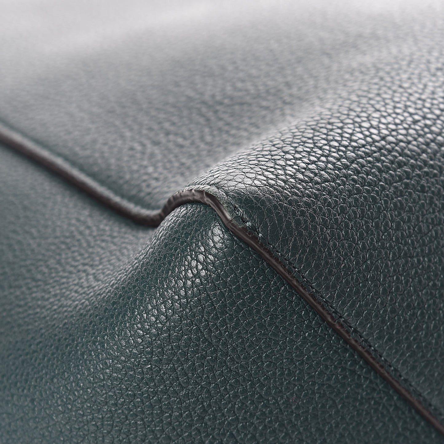 Soft Grained Calfskin Small Belt Cabas Phantom Amazone