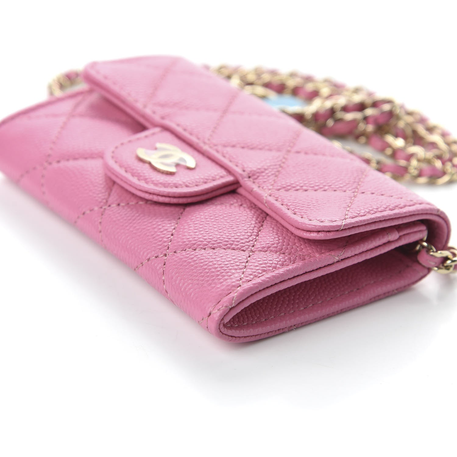 Chanel Caviar Quilted Belt Bag Pink 7 of 11