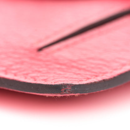 Hermes Chevre Mysore Kelly Pocket Compact Wallet Rose Lipstick 9 of 12