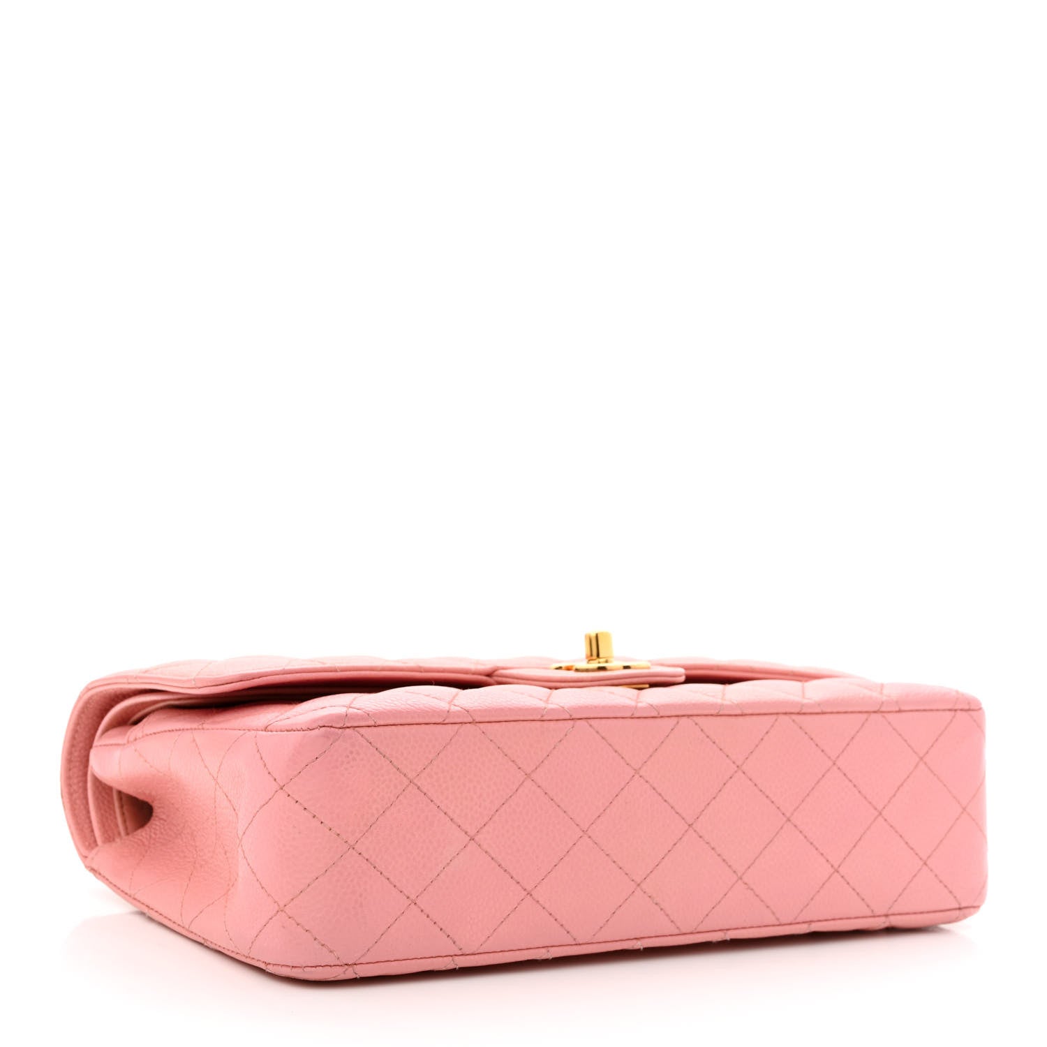 Chanel Caviar Quilted Medium Double Flap Pink 4 of 14