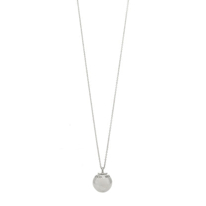 Tiffany Sterling Silver 19mm HardWear Ball Pendant Necklace 1 of 7