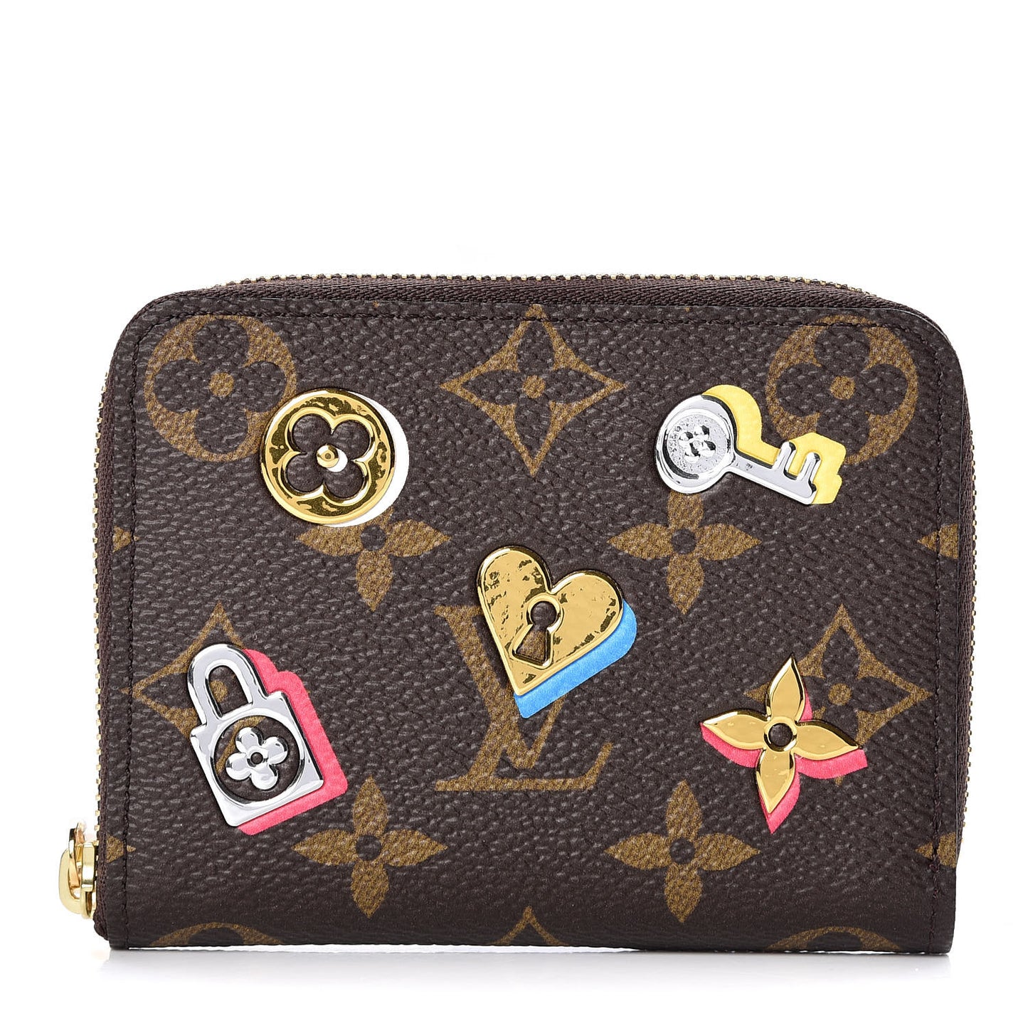 Monogram LV Love Lock Zippy Coin Purse