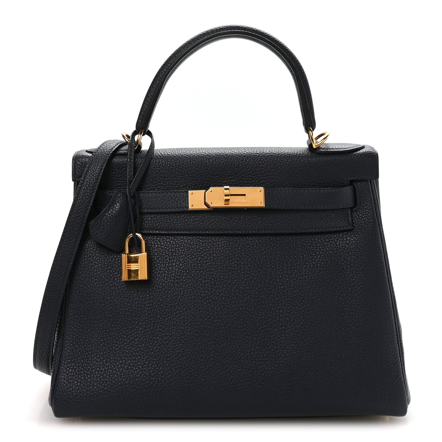 Hermes Togo Kelly Retourne 28 Bleu Nuit 1 of 10