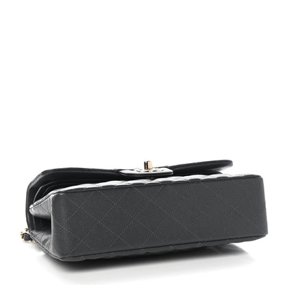 Chanel Caviar Quilted Small Double Flap Dark Grey 3 of 8