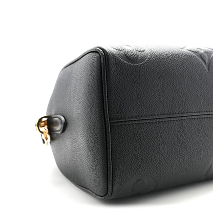Louis Vuitton Empreinte Monogram Giant Speedy Bandouliere 25 Black 8 of 9