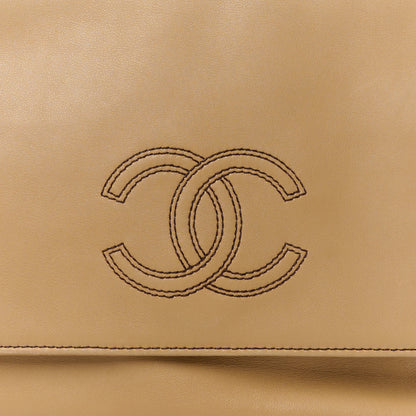 Chanel Lambskin CC Tassel Shoulder Bag Beige 10 of 12