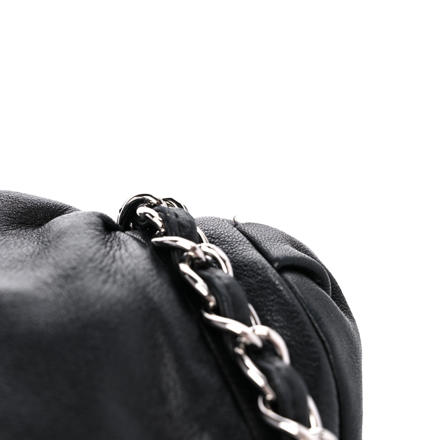 Chanel Lambskin Large Sharpei Shoulder Bag Black 10 of 11