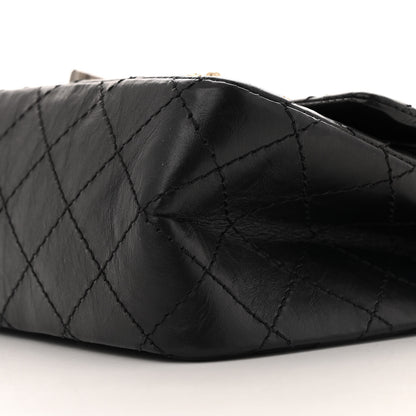 Chanel Aged Calfskin Lucky Charms 2.55 Reissue 225 Flap Black 10 of 11