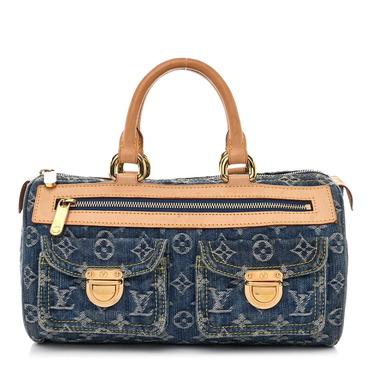Monogram Denim Neo Speedy Blue