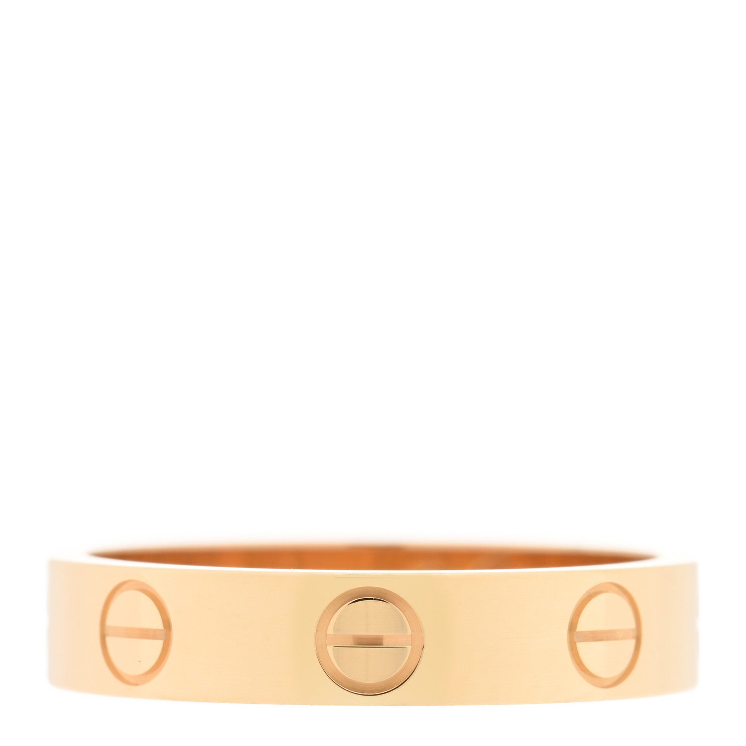Cartier 18K Yellow Gold 3.5mm LOVE Wedding Band Ring 50 5.25 1 of 5