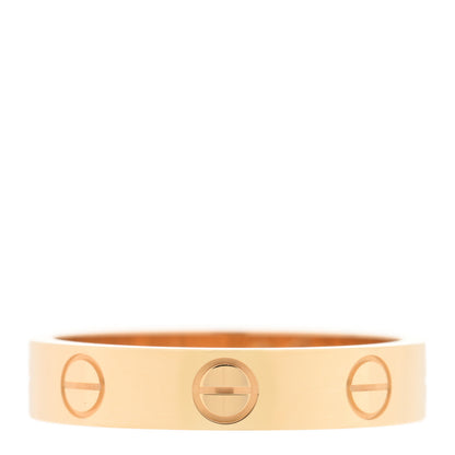 Cartier 18K Yellow Gold 3.5mm LOVE Wedding Band Ring 50 5.25 1 of 5