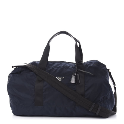 Prada Tessuto Nylon Duffle Blue 1 of 9