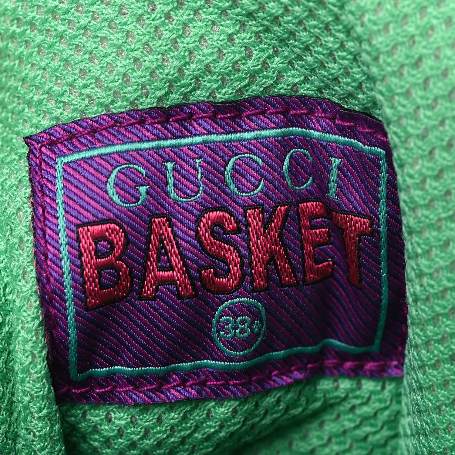 Gucci Demetra Womens Basket High Top Sneakers 38.5 Great White Bright Splash Loess 7 of 7