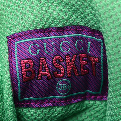 Gucci Demetra Womens Basket High Top Sneakers 38.5 Great White Bright Splash Loess 7 of 7