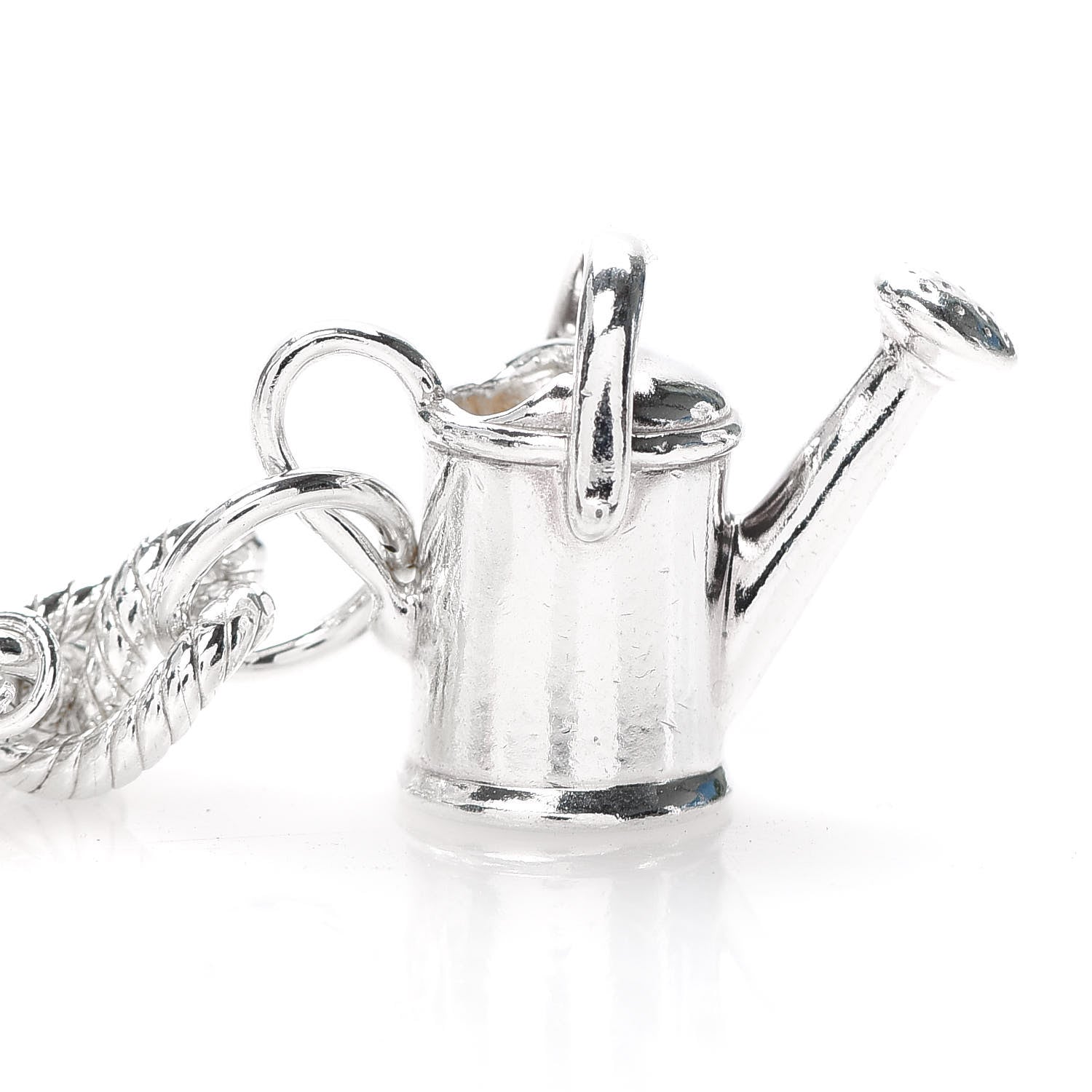 Tiffany Sterling Silver Watering Can Charm Bracelet 7 of 7