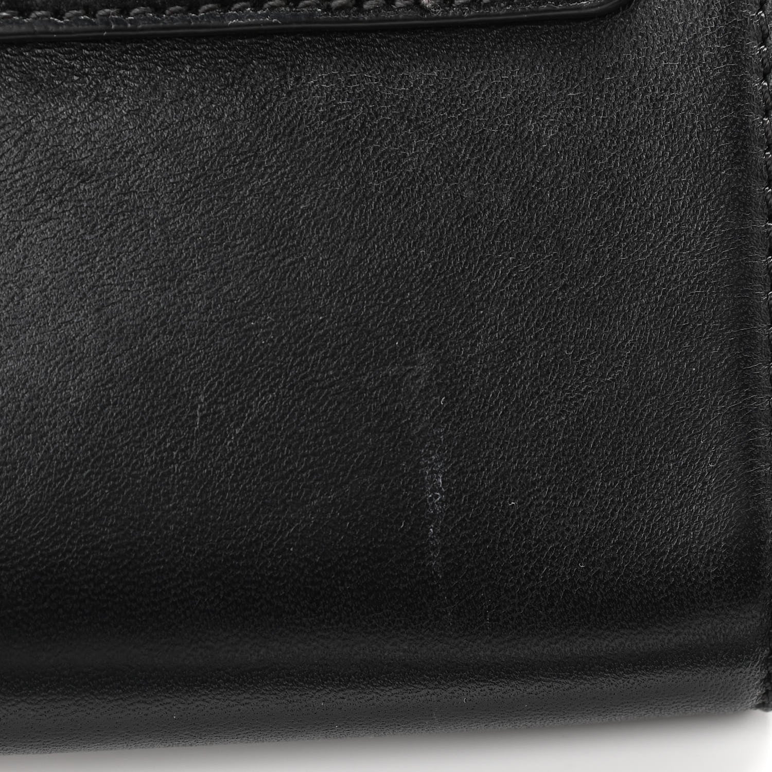Chloe Suede Calfskin Mini Faye Shoulder Bag Black 14 of 16