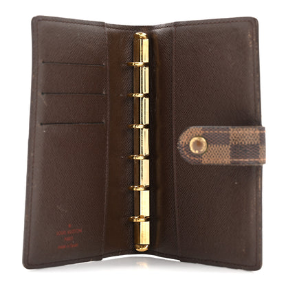 Louis Vuitton Damier Ebene Small Ring Agenda Cover 5 of 9