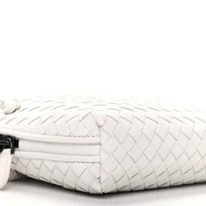 Bottega Veneta Nappa Intrecciato Nodini Crossbody Messenger White 6 of 9