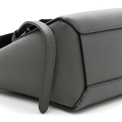 Celine Grained Calfskin Nano Belt Bag Grey 9 of 9