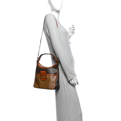 Louis Vuitton Reverse Monogram Dauphine Hobo PM 2 of 9