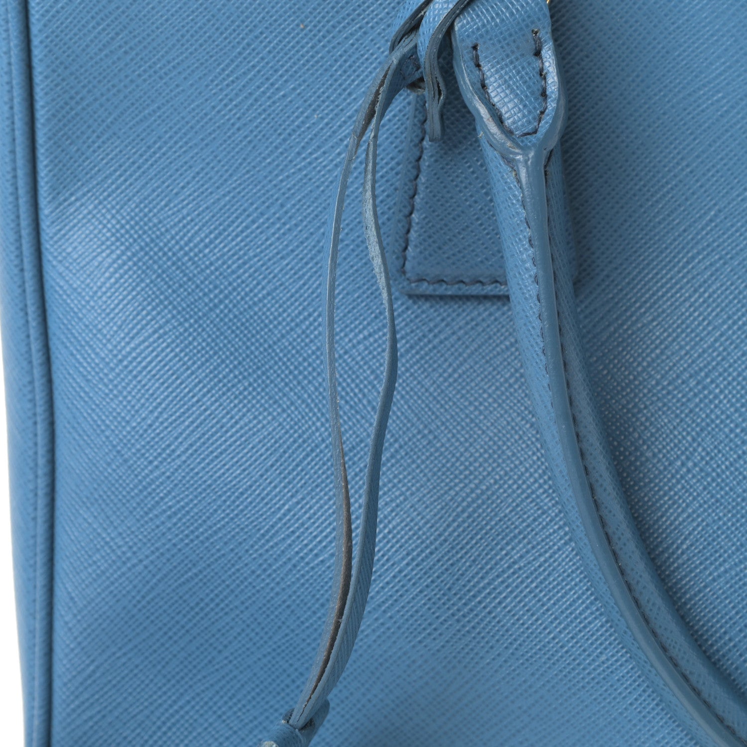 Prada Saffiano Mini Galleria Double Zip Tote Cobalto 17 of 21