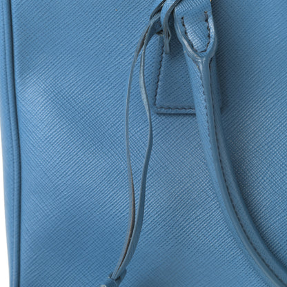 Prada Saffiano Mini Galleria Double Zip Tote Cobalto 17 of 21
