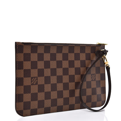 Louis Vuitton Damier Ebene Neverfull MM GM Pochette 2 of 7