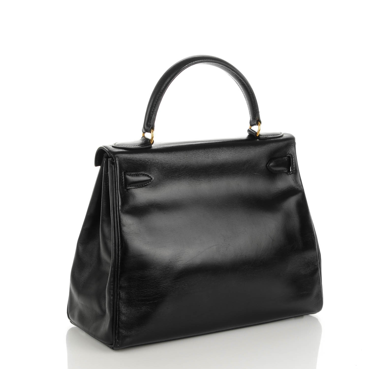 Hermes Box Kelly Retourne 28 Black 3 of 21