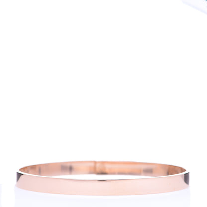 Hermes 18K Rose Gold Diamond PM Kelly Bracelet SH 3 of 6