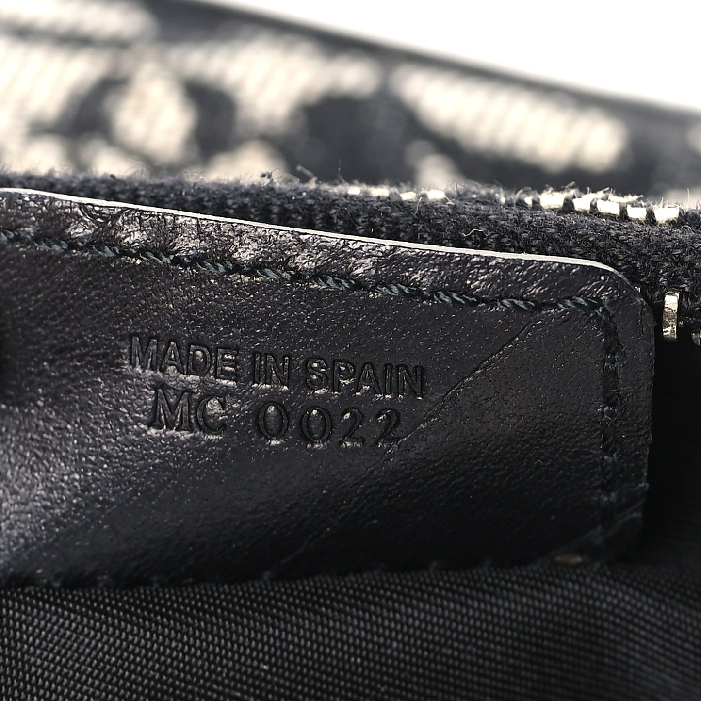 Monogram Mini Saddle Pochette Black