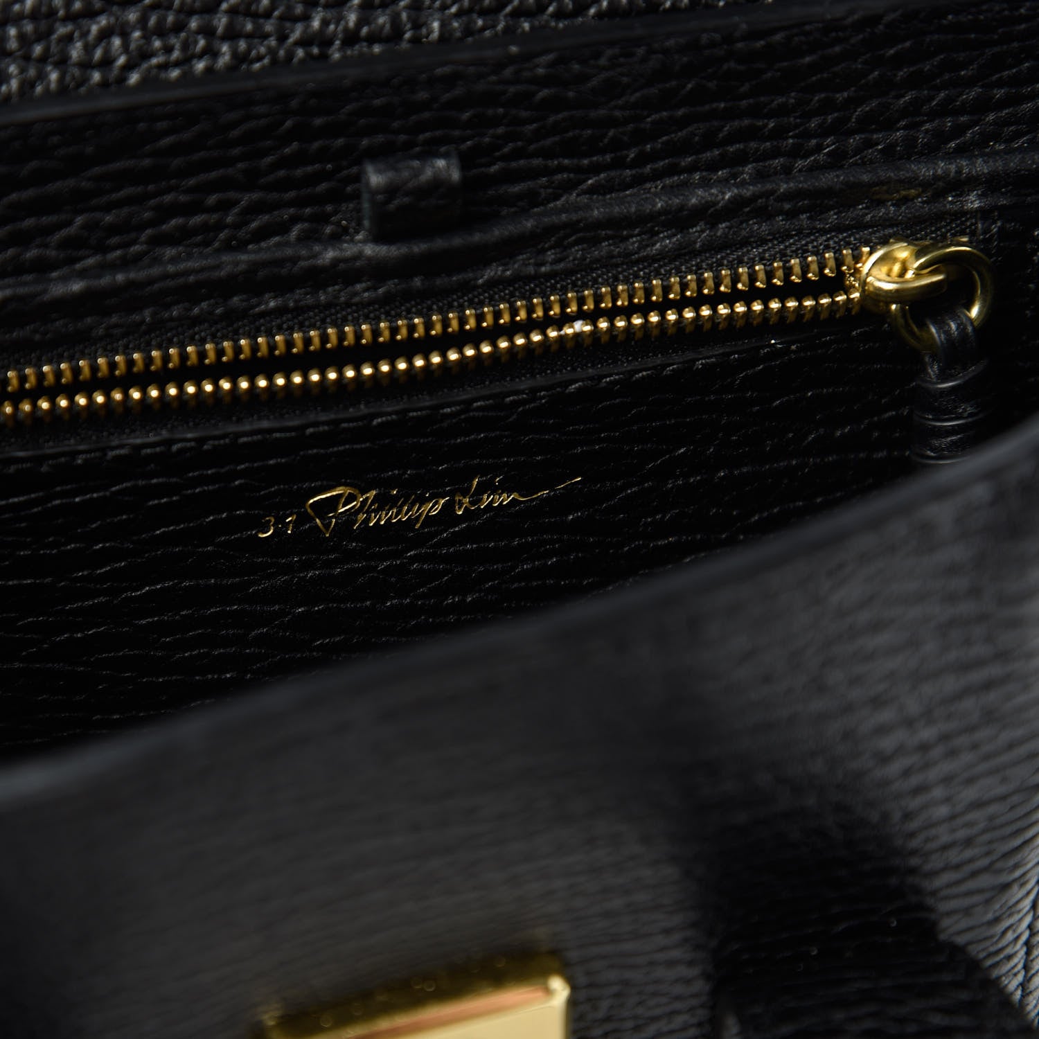 3.1 Phillip Lim Textured Calfskin Mini Pashli Satchel Black 8 of 10
