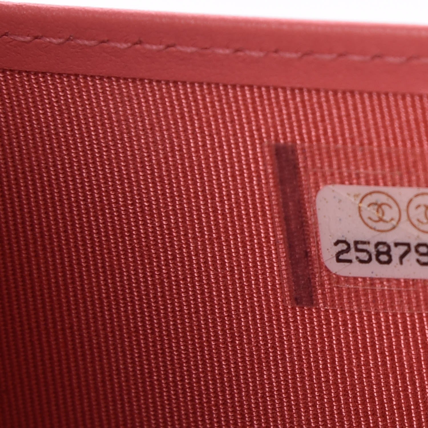 Chanel Caviar Quilted Compact Flap Wallet Pink 8 of 9