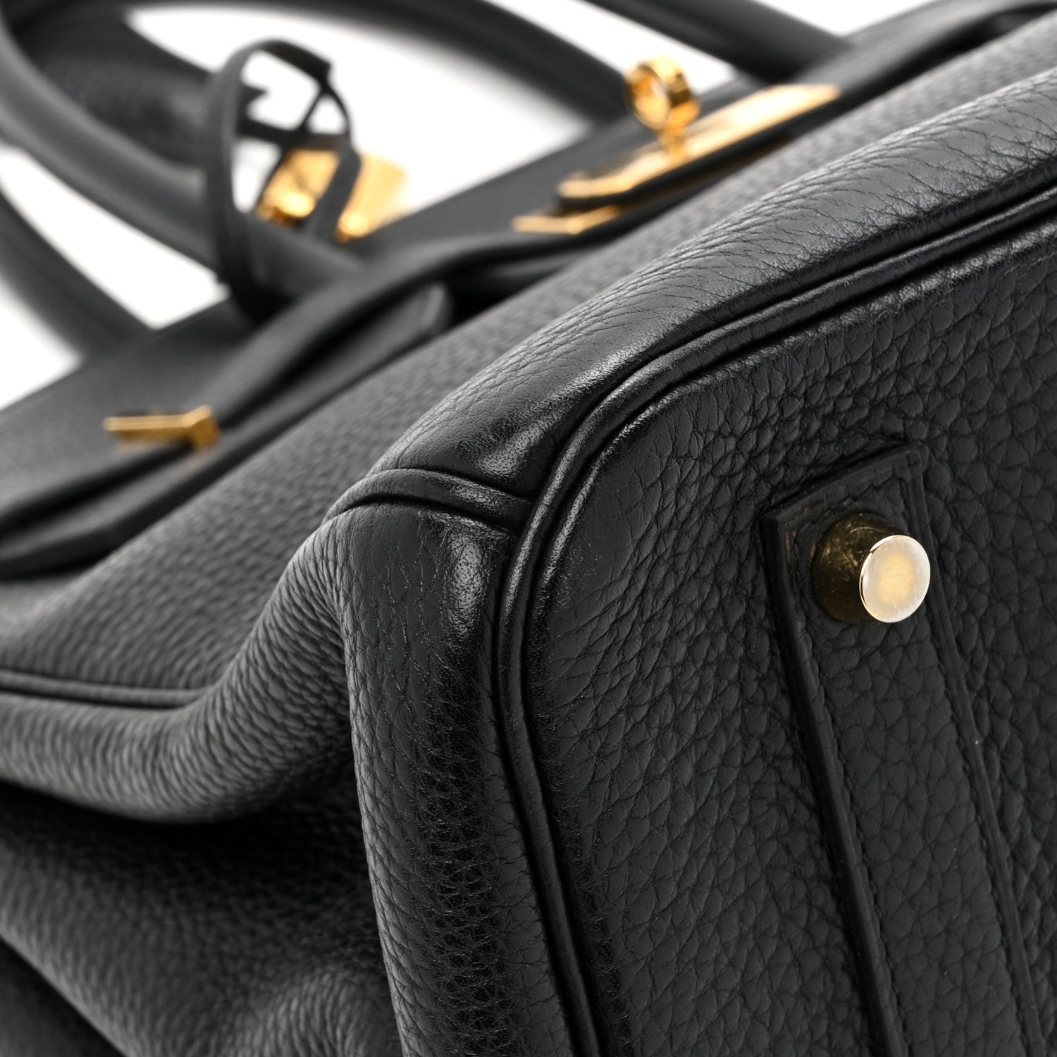 Hermes Taurillon Clemence Birkin 35 Black 11 of 16