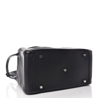 Hermes Taurillon Clemence Lindy 30 Black 4 of 12