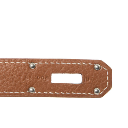Hermes Taurillon Clemence Jypsiere 31 Gold 7 of 7