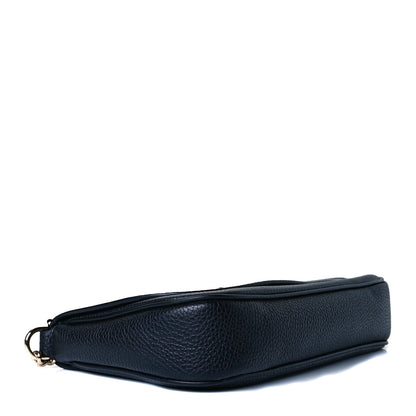 Gucci Pebbled Calfskin Medium Soho Flap Crossbody Black 4 of 7