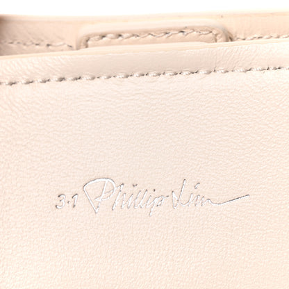 3.1 Phillip Lim Smooth Calfskin Odita Mini Modern Lattice Bucket Bag Off White 7 of 11