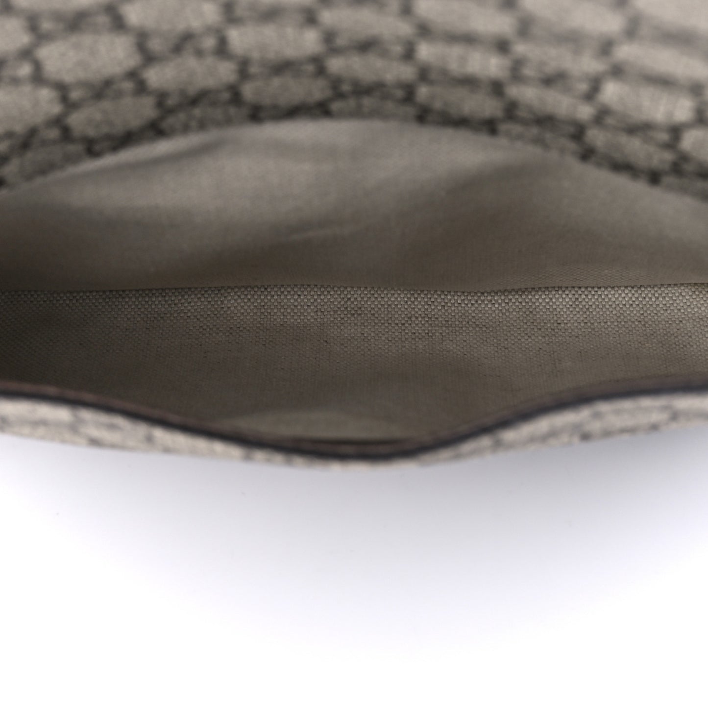 GG Supreme Monogram Web Neo Vintage Double Flap Messenger Bag Beige New Acero