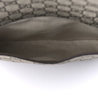 Gucci GG Supreme Monogram Web Neo Vintage Double Flap Messenger Bag Beige New Acero 6 of 11