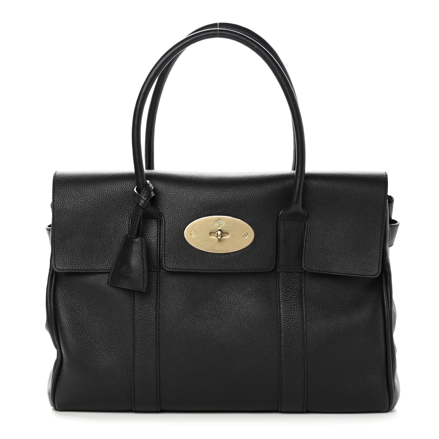 Mulberry Small Classic Grain Bayswater Black 1 of 12