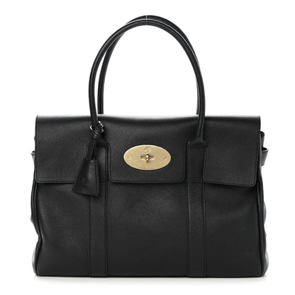 Mulberry Small Classic Grain Bayswater Black 1 of 12