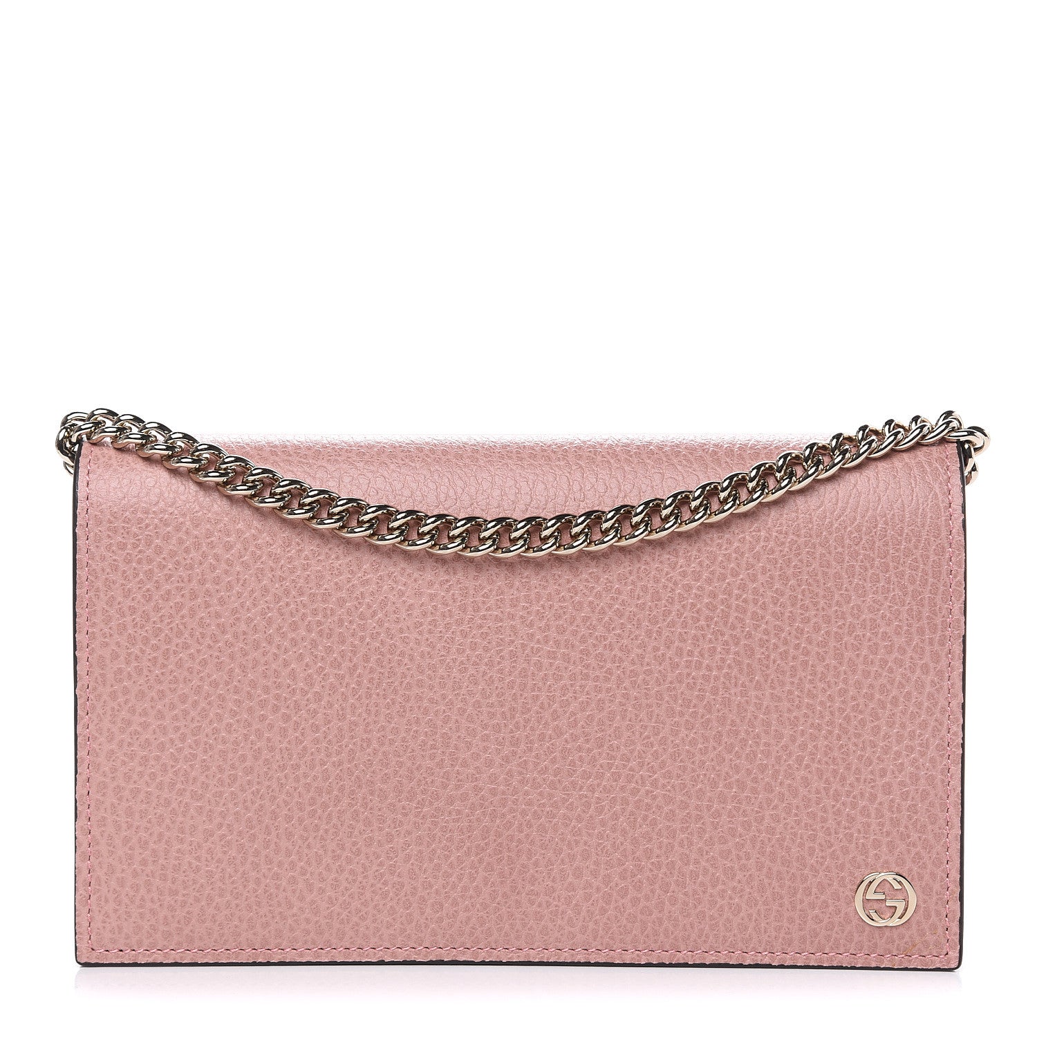 Gucci Dollar Calfskin Medium Betty Chain Wallet Soft Pink 1 of 9