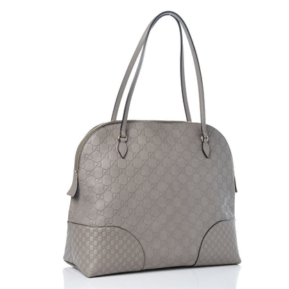 Gucci Guccissima Medium Bree Shoulder Bag Storm Grey 2 of 10
