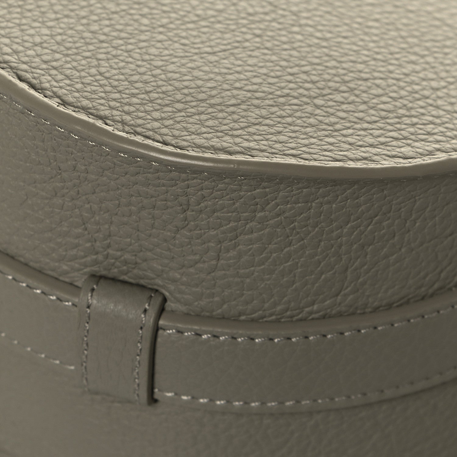 Chloe Calfskin Embroidery Mini Marcie Round Crossbody Bag Slate Green 10 of 10