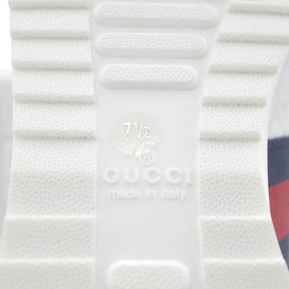 Gucci Mens Guccissima Web Sneakers 7.5 White 7 of 7